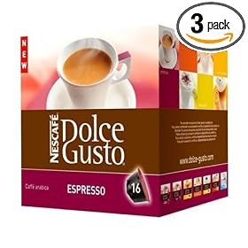 Nescafe Dolce Gusto Espresso, 16-Servings (Pack of 3)