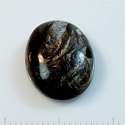13.5Ct UNIQUE Natural Golden Seraphinite (23mm X 15mm) Cabochon