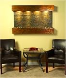 Sunrise Springs Rajah Multicolor Slate with Rustic Copper Wall Fountain