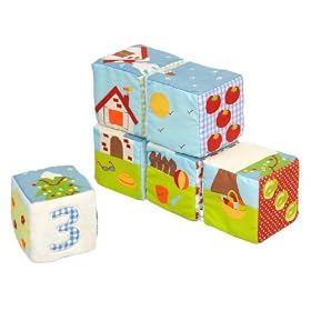 Pint Size Productions Latitude Enfant Little Garden Stuffed Plush Blocks by Pint Size Productions