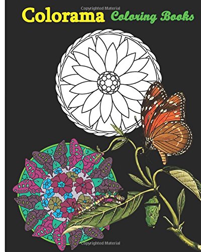 Colorama Coloring Books: My First Adult Coloring Book (Easy and Creative Beginner Mandalas)