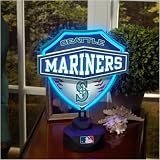 Seattle Mariners Neon Shield Table Lamp