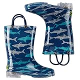 カーターズ Carter's/ ウェスタン チーフディープシーシャークスライトアップレインブーツ ブルー シューズ 15.5cm【並行輸入】