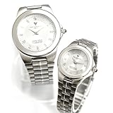ReiZ 天然ダイヤモンドが輝きを放つ上品なデザインのペアウォッチ/腕時計【2個セット】
