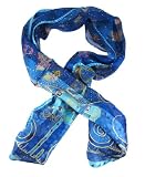 Laurel Burch Scarves: Indigo Cats