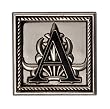 Monogram Keychain - A
