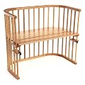 babybay maxi 160101 - Beistellbett / Baby-Bettchen 'Das Gro�e', natur lackiert