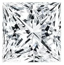 Certified Diamond (Princess, Very Good cut, 5.25 carats, G color, VS1 clarity)