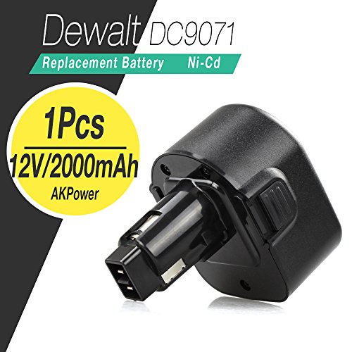  AKPower® Professional Dewalt 12 Volt 2.0Ah Rechargeable Pod Style Battery For Dewalt DC740KA DW930 DW965 DW970 DW972 DE9074 DE9075 DE9071 DE9501 