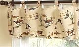 Window Valance for Cowboy Western Horse Bedding Sets by JoJo Designs