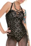 Tripp Cream And Black Lace Bodysuit