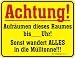 Garten & Freizeit : Shirt Zauber Fun Schild - Aufräumen dieses Raums bis...