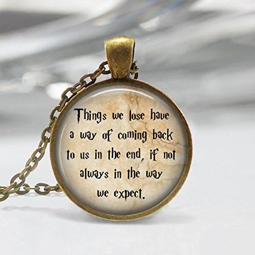 Harry Potter necklace Harry Potter Luna Lovegood, 'Things We Lose', J K Rowling