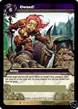 Owned! Loot Card World of Warcraft WOW UDE Taunt Flag