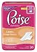 19305 Poise Liners. Very Light Absorbency, Full Case of 208, 7.5