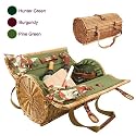 Picnic Time 22482124 Picnic Time Verona Burgundy Grape Basket