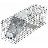 Havahart 1088 24-by-7-by-7 inch Collapsible One-Door Cage Trap for Rabbits, Skunks and Large Squirrels