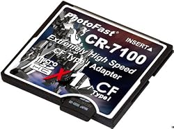 Photofast MicroSD MicroSDHC to Compact Flash Type 1 Adapter. Converts MicroSDHC up to 16GB Capacity to a standard Compact Flash (Type I) Memory Card.