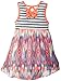 Rare Editions Baby Baby Girls' Striped Bodice To Print Dress with Panty