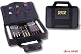 Darttasche Original MASTER PAK schwarz Dart-tasche Dartetui Dartcase Dartbox Dartsafe Dart Box Case Koffer Safe Dartkoffer Nylontasche Nyloncase Tasche Etui Dartpak pak pack dartpack