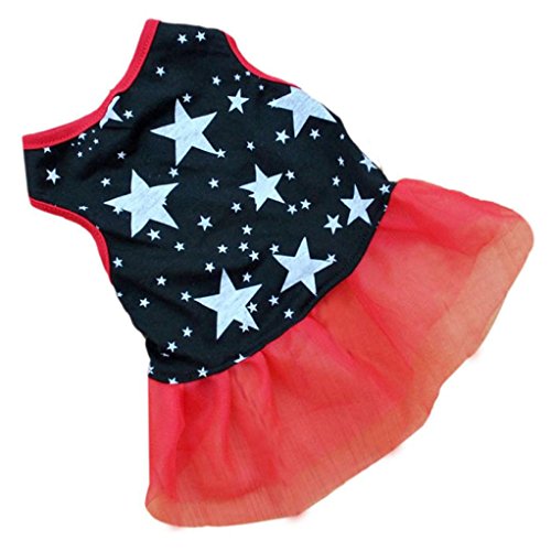 HP95(TM) Hot!Pet Dog Puppy Tutu Princess Dress Dot Lace Skirt Party Costume Apparel (XS)