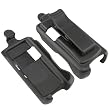 Black Plastic Swivel Belt Clip Holster for Sony Ericsson K750 / K750c / K750i / W810 / W810c / W810i