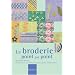 La Broderie point par point