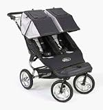 City Series Double Baby Jogger Stroller with 12 Wheels (Jet Black) from The Baby Jogger