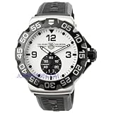 TAG Heuer Mens WAH1011.BT0717 Formula 1 Grande Date White Dial Rubber Strap Watch by TAG Heuer