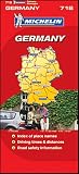 Michelin Map No. 718 Germany (Allemagne, Deutschland)Scale 1:750,000