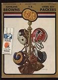 1969 NFL Program + Ticket Stub Green Packers @ Cleveland Browns - NFL Football Tickets