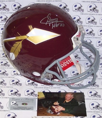 Sonny Jurgensen Autographed/Hand Signed Washington Redskins Authentic Helmet