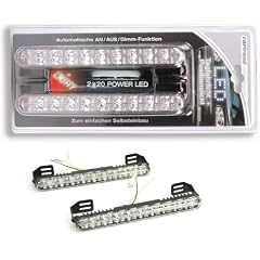 Cartrend 80235 LED Tagfahrlicht mit Positions-/Begrenzungslichtfunktion, mit 2 x 20 High-Power LEDs