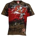 Tampa Bay Buccaneers Pewter Fade Tie Dye T-shirt