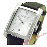 New KENNETH COLE Mens Leather Strap Date Watch KC1348