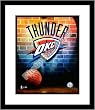 Oklahoma City Thunder NBA Framed 8x10 Photograph Team Logo and Basketball