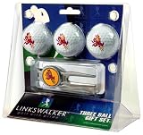 Arizona State Sun Devils 3 Golf Ball Gift Pack w/ Kool Tool - NCAA College Athletics
