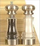 Review Fernanda KP6851 / Fernanda 7 Inch Acrylic Stainless Steel Plated Pepper Mill Set
