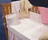 EcoBaby Organics Cotton Knit Crib Fitted Sheet Hearts