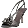 Nine West Women's Mialyn Ornamented Dress Sandal,Pewter,9 M US