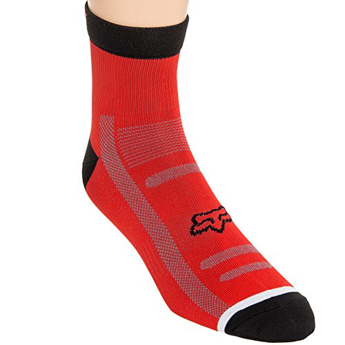 Fox Racing Trail 4 Inch Socks (Red, L/XL)