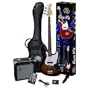 Ursa 2 PK RN 3TS Sunburst Bass Guitar Package w/Amp, Carry Bag and Instructional DVD