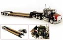 Diecast Kenworth T800 Day cab with Lowboy Trailer - 1:43 Scale