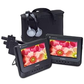 Buy Audiovox D7121ESK Dual Screen Portable DVD Player now!