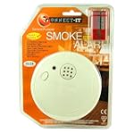 ES120 Smoke Detector with Hush Feature - Battery Included