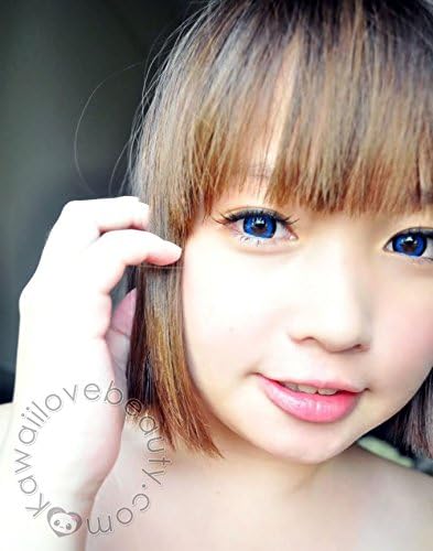 The Dreamy.i Blue Eyes Lashes Big Color Eyes Halloween Costume Cosplay Anime Blue Contacts Accessories