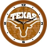 University of Texas Longhorns UT Glass Wall Clock