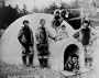 Intuit Couples, Children, Fake Igloo, Seattle Exposition, 1909 Photograph - Beautiful 16"x20" Photographic Print from the Library of Congress Collection