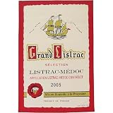 Grand Listrac S&eacute;lection Listrac-M&eacute;doc French Wine Label Kitchen Towel, French