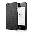 elago S4 Breathe2 Case for iPhone 4/4S - Semigloss Metalic Black + HD Professional Extreme Clear film